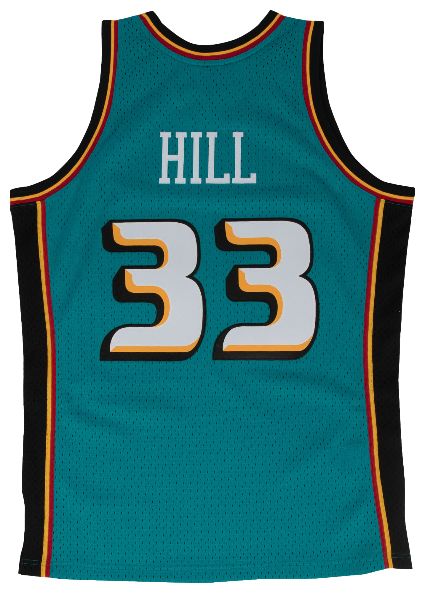 Men's Hill Grant Mitchell & Ness Pistons Swingman Jersey - Aqua